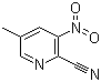 2-Pyridinecarbonitrile, 5-Methyl-3-nitro-